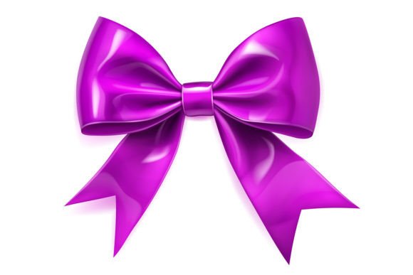 Download Beautiful Big Purple Shiny Bow - Shiny Collection